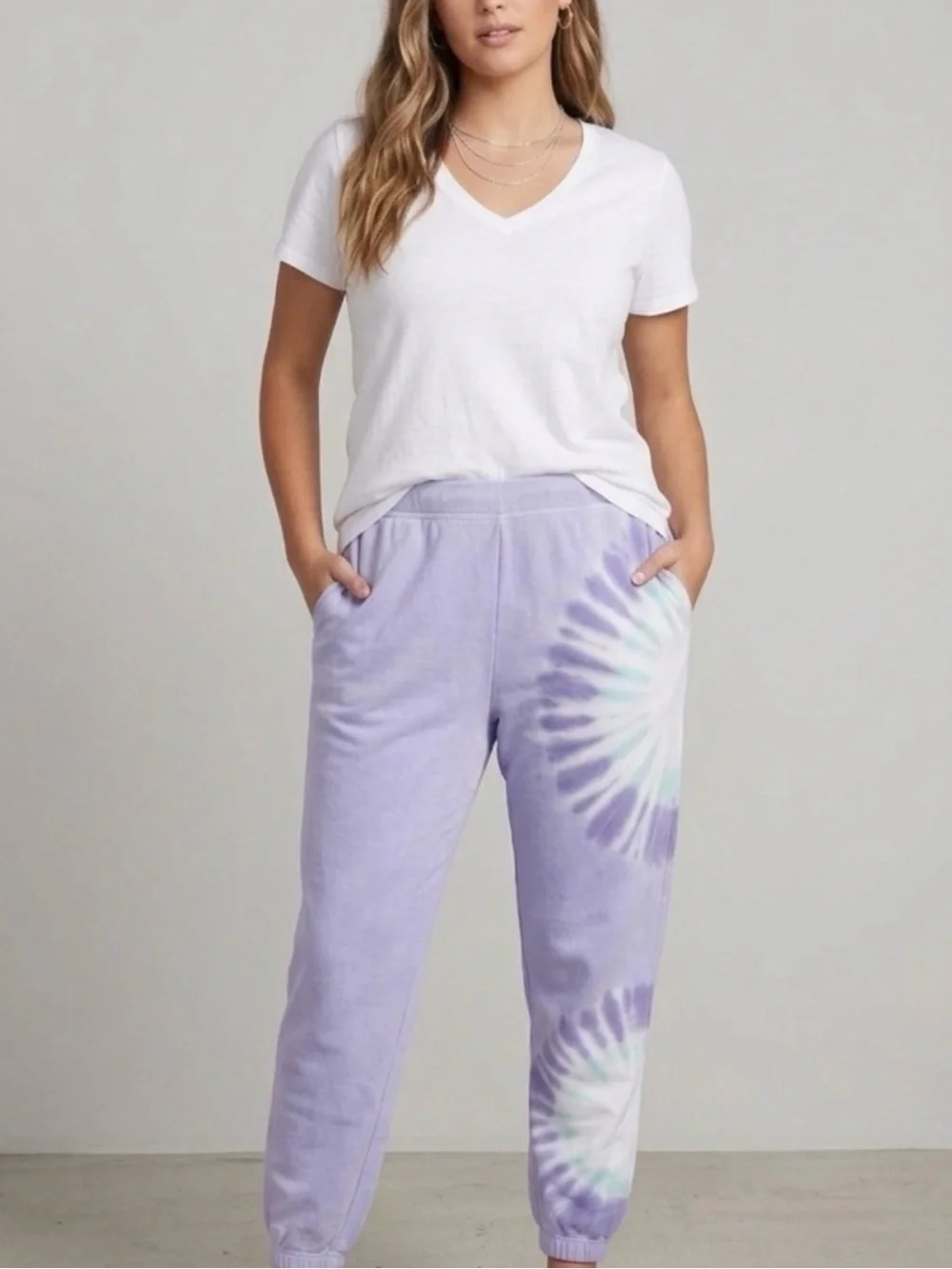 NWT Wildfox Shibori Sweatshirt Hoodie & Coordinating Sweatpants Set